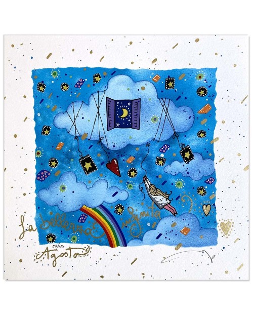 Andrea Agostini - Agosto - La bellezza infinita - 25x25 cm 