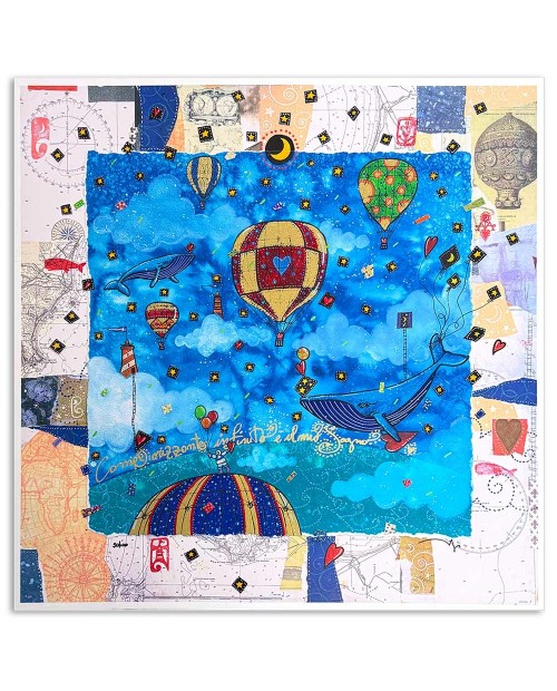 Andrea Agostini - Infinito è il mio sogno - 70x70  cm 