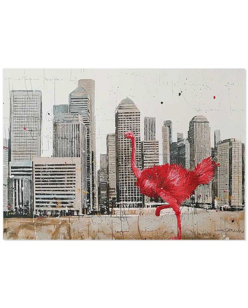 Misplaced Red NY- 50x70 cm - serigrafia