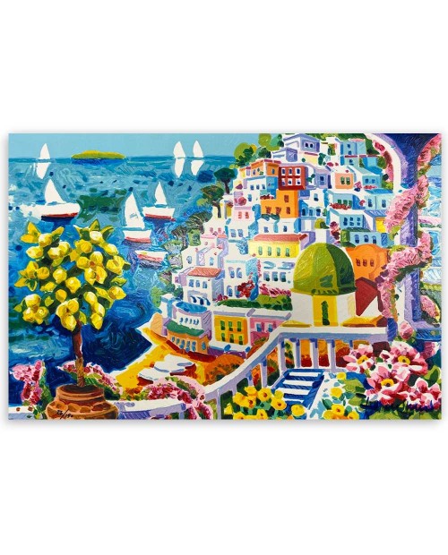 Athos Faccincani - La pianta di Limone a Positano - 40x60cm