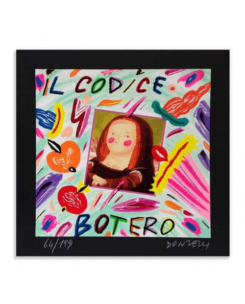 Bruno Donzelli - Il codice Botero - 25x25 cm