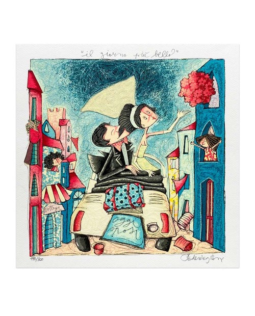 Federica Porro - Il Giorno più Bello - 37,5x37,5 cm