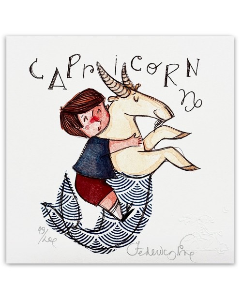 Federica Porro-Capricorno (lui)- 20x20 cm