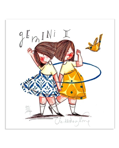 Federica Porro -Gemelli (lei)- 20x20 cm