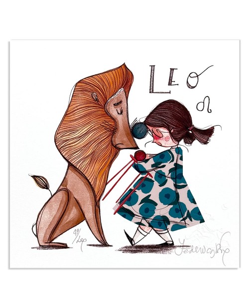 Federica Porro -Leone (lei)- 20x20 cm