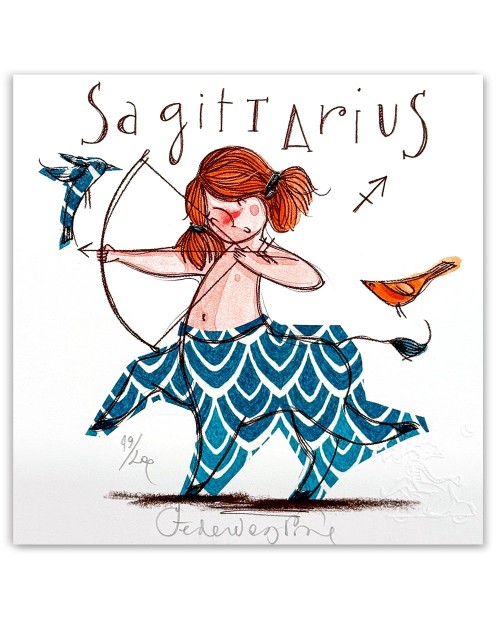 Federica Porro-Sagittario (lei)- 20x20 cm