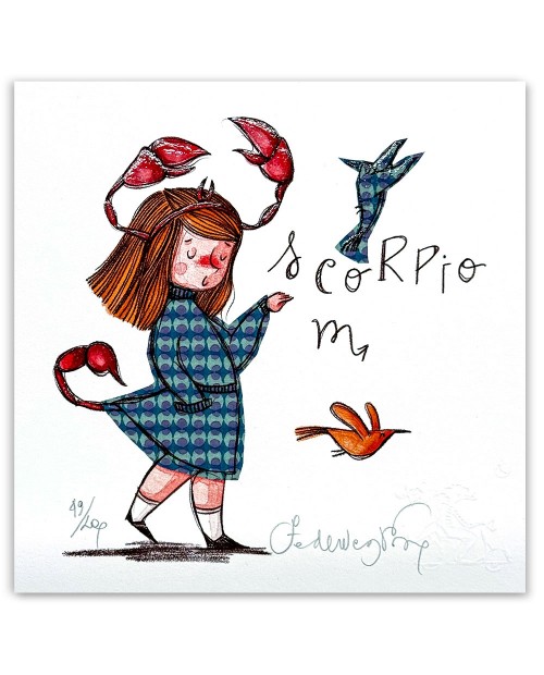 Federica Porro-Scorpione (lei)- 20x20 cm