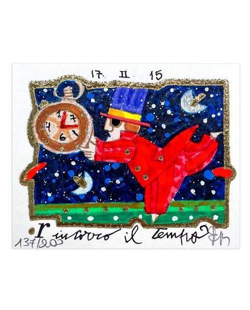 Francesco Musante - Rincorro il tempo - 8x10 bianco