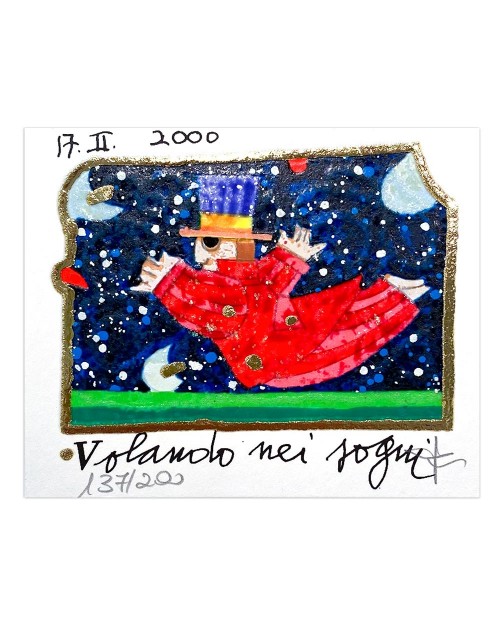 Francesco Musante - Volando nei sogni - 8x10 bianco