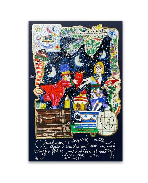 Francesco Musante - Chiudiamo i ricordi - 20x30 cm - nero