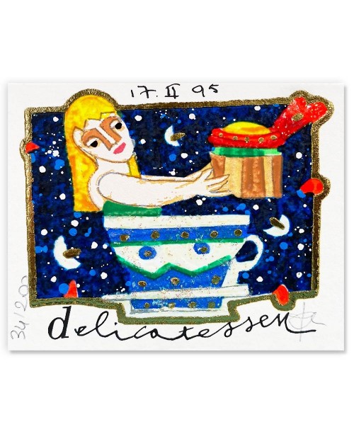 Francesco Musante - Delicatessen - 8x10 cm bianco
