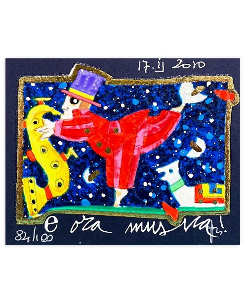 Francesco Musante - E ora musica! - 8x10 cm nero