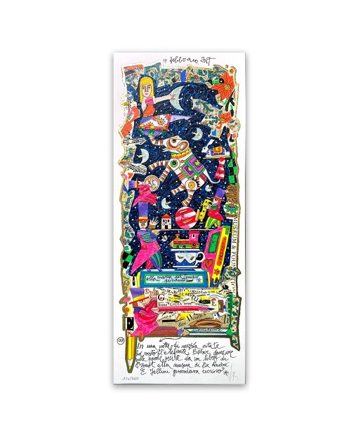 Francesco Musante - In una notte di mezza estate - 20x50  cm - bianco