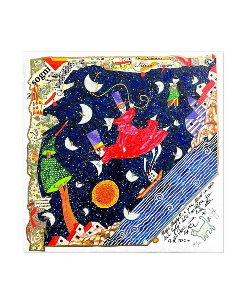 Francesco Musante - Marc Chagall e Joan Mirò ... 35x35 cm 