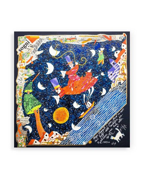 Francesco Musante - Marc Chagall e Joan Mirò ... 35x35 cm 