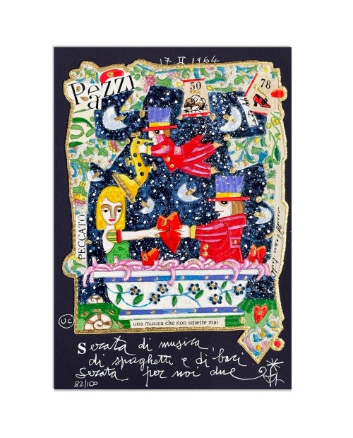Francesco Musante - Serata di musica -  17,5x25 cm - nero
