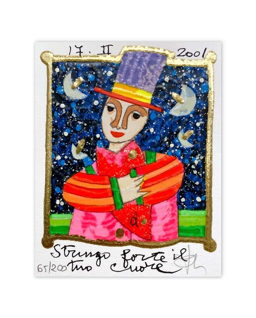 Francesco Musante - Stringo forte il tuo cuore - 8x10 bianco