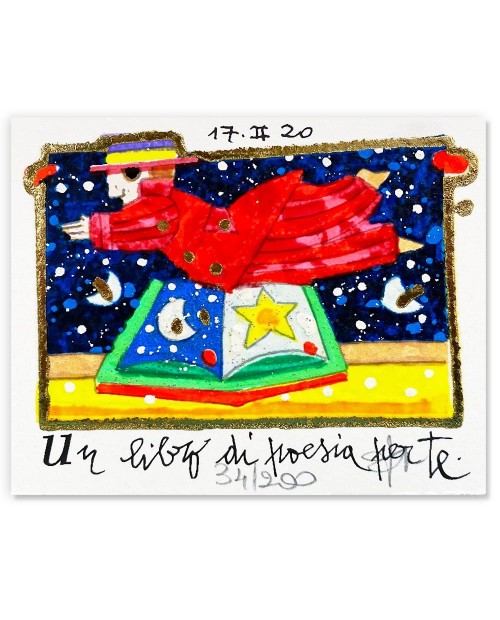 Francesco Musante - Un libro di poesia per te - 8x10 cm bianco