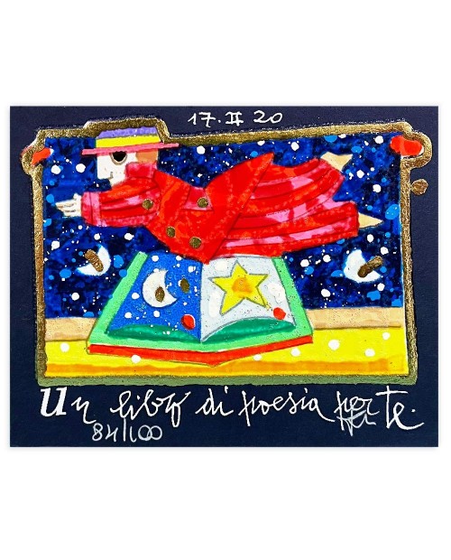 Francesco Musante - Un libro di poesia per te - 8x10 cm nero