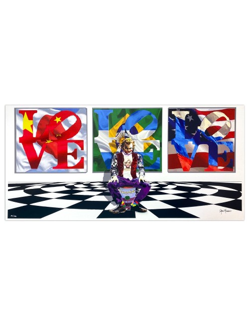 Gianni Moramarco Love in the world 59,5x119 cm