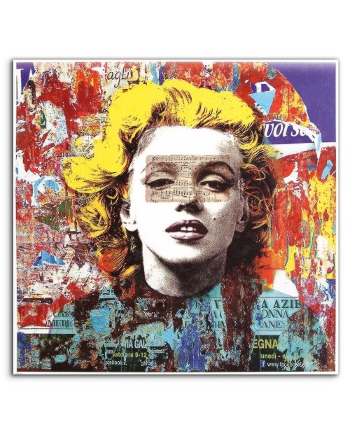 Giuliano Grittini - Marilyn 8 - 91x91 cm