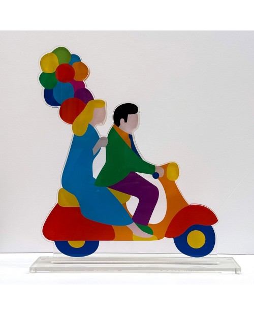 Marco Lodola - Feeling - 30,8x33,9 cm