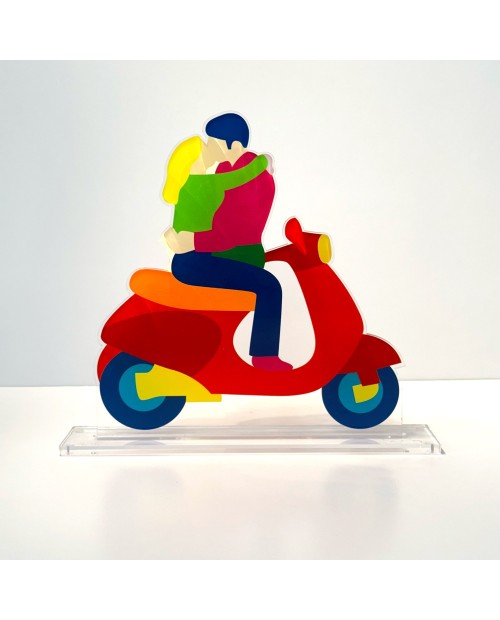 Marco Lodola - Our secret - 33,7x29,9 cm