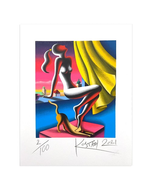 Mark Kostabi - Breezy - 35x45 cm