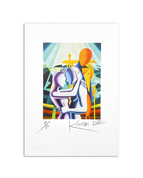 Mark Kostabi - Memories of the future - 25x35 cm