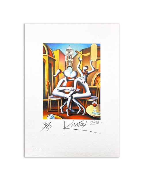 Mark Kostabi - The best is yet to come - 25x35 cm