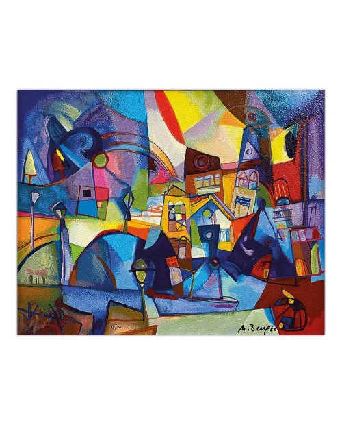 Miljenko Bengez - Vicino al porto - 40x50 cm