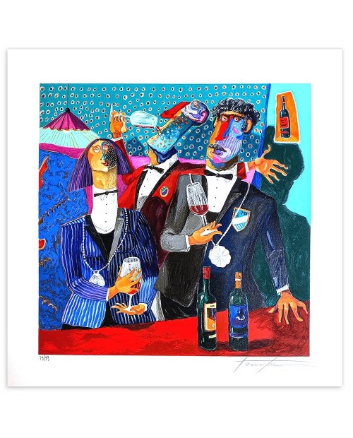 Pino Procopio - I sommelier - 50x50 cm