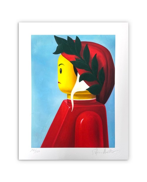 Stefano Bolcato Dante Alighieri 30x37 cm 