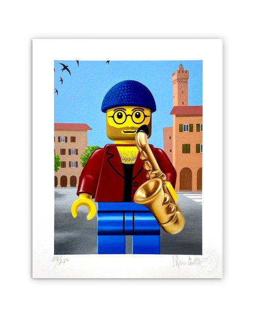 Stefano Bolcato LUCIO DALLA 30x37 cm 