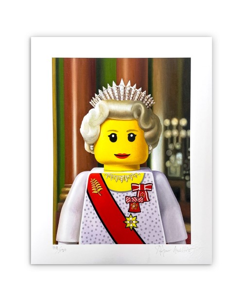 Stefano Bolcato the queen elizabeth 30x37 cm 
